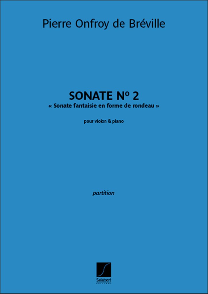 Sonate n° 2 pour violon et piano